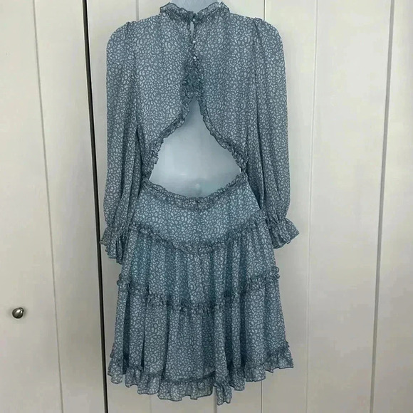 Saints + Secrets X Hello Molly Feel The Vibe Floral Ruffle Dress Size US Small - Picture 5 of 12